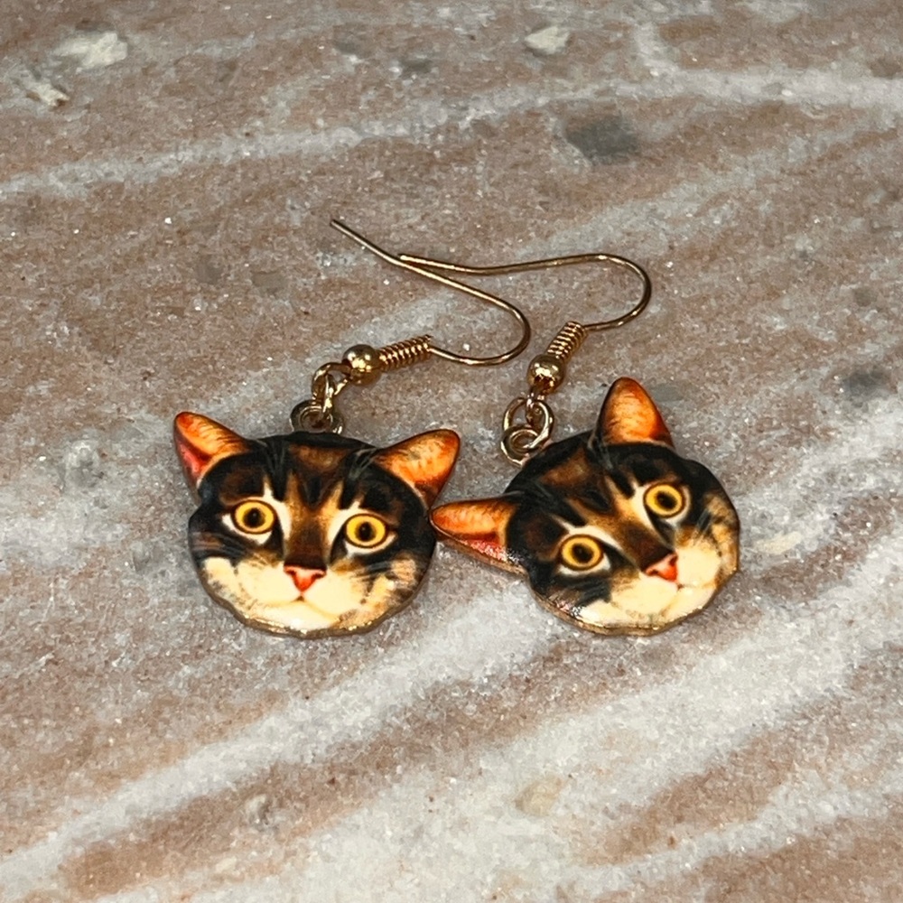 Cat Face Earrings
